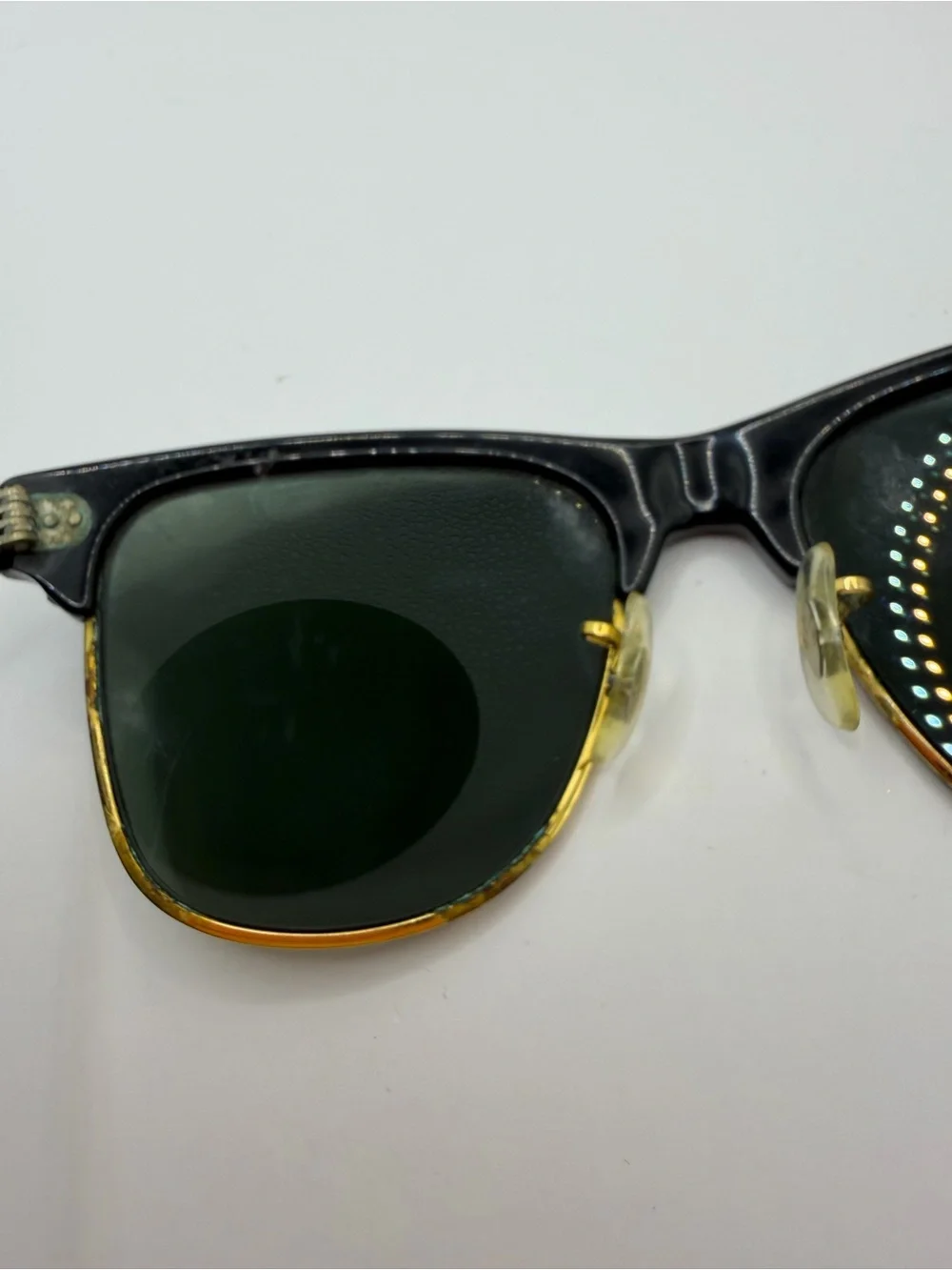 Vintage RAY BAN Sunglasses WAYFARER MAX B&L Black Frame Black Lens 1970-80s asis